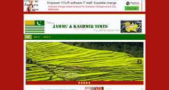 Desktop Screenshot of jammukashmirtimes.com