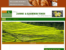Tablet Screenshot of jammukashmirtimes.com